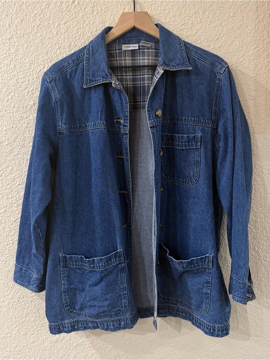 Cabin Creek Jackets & Blazers - Vintage Cabin Creek Denim Chore Jacket | 100% Cotton Workwear Utility Coat